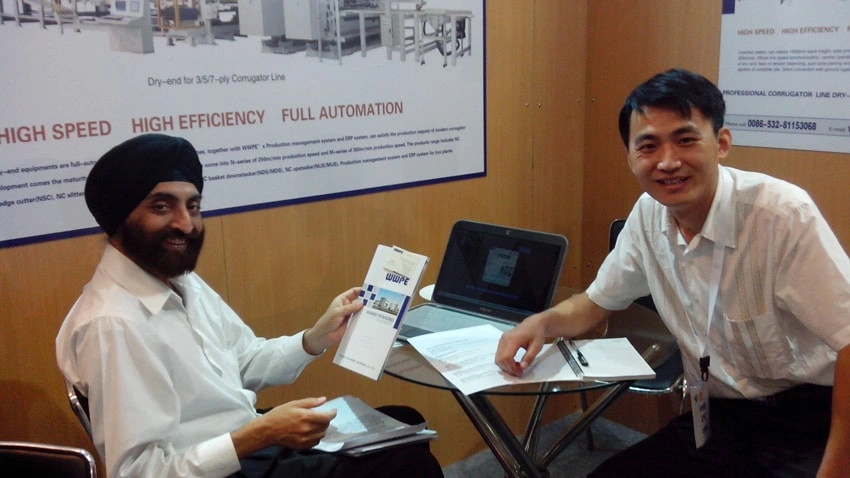 Qingdao World Wide Shows up at India Corrugated Exhibition